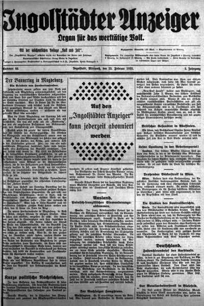 Nr. 46 25. Februar 1925 de