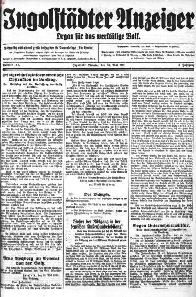 Nr. 116 25. Mai 1926 din