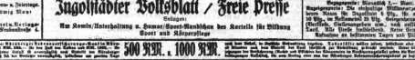 Nr. 12130. Mai 1931/31. Mai ... aus