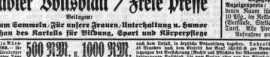 Nr. 28615. Dezember 1931
 aus