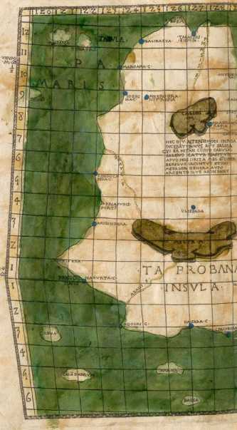 Farbige Karte: in 2 Teilen Ceylon (#)
