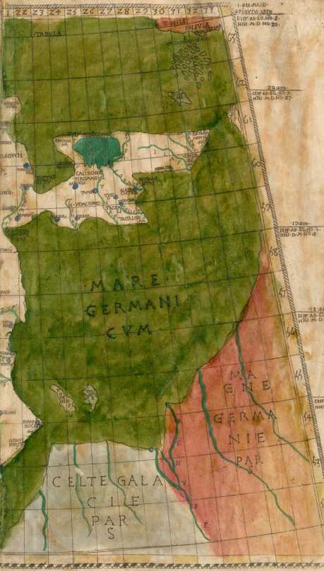 Farbige Karte: 2. Teil Nordsee ... dans