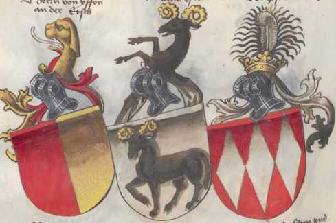 Sechs Herren-Wappen (198)
 aus