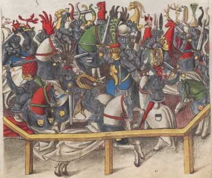 Halbseitige Miniatur: uit