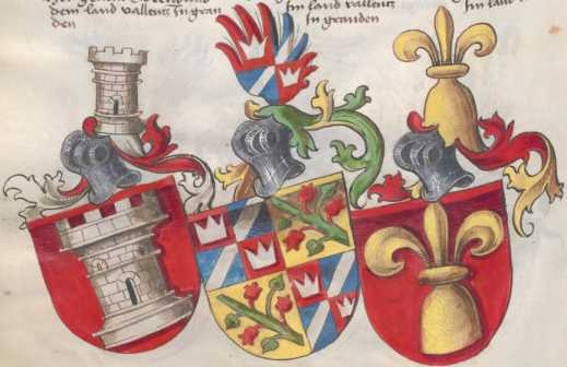 Sechs Herren-Wappen (226)
 aus