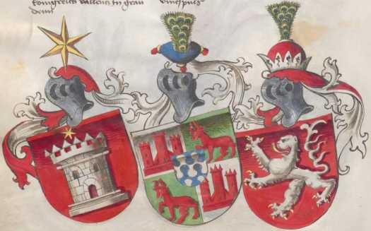 Sechs Herren-Wappen (228)
 aus