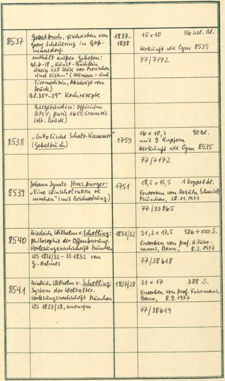 Cgm 8537, 8538, 8539, 8540, ... da