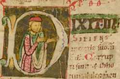 Ps 52 historisierte Initiale D: ... from