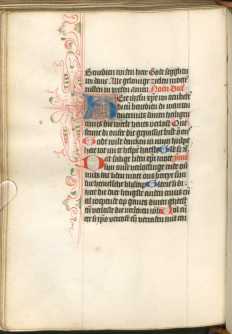 Noen Initiale H mit Fleuronné-Verzierung ... dans