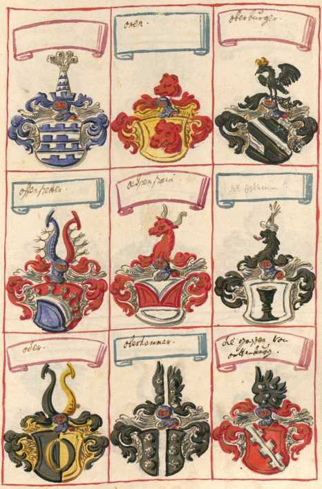 Wappenverzeichnis O (420r)
