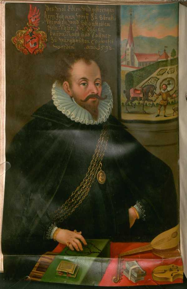 Bildnis: Johann Prey zu Straßkhirchen ... from
