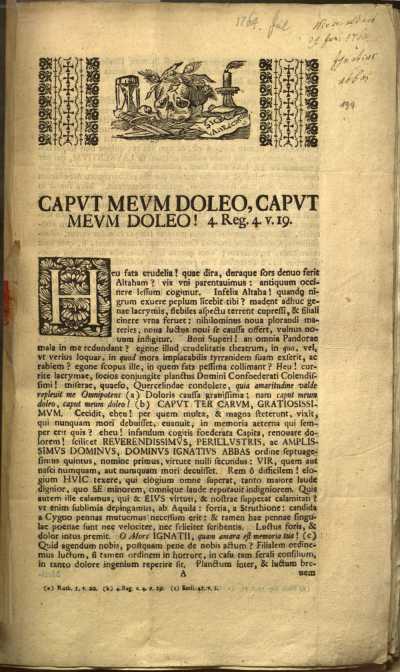 [Bl. 199r - 202v] Abt ... de