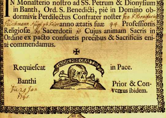 [Bl. 193r - 193v]P. Bonifacius Fleischma...