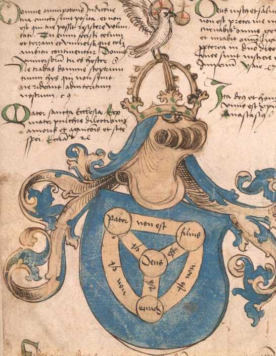 Fiktive Wappen Gottvaters und Christi (1...