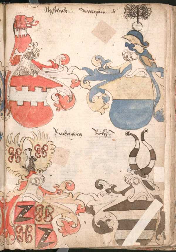Wappen kleinerer Adelshäuser und einzel...