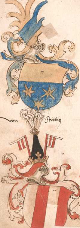 Wappen kleinerer Adelshäuser und einzel...