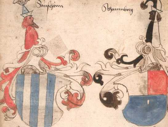 Wappen kleinerer Adelshäuser und einzel...