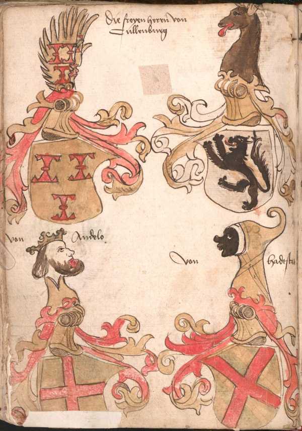 Wappen kleinerer Adelshäuser und einzel...