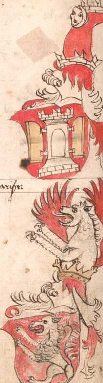 Wappen kleinerer Adelshäuser und einzel...