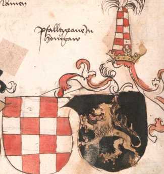 Wappen kleinerer Adelshäuser und einzel...