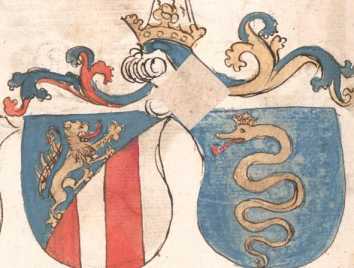 Wappen kleinerer Adelshäuser und einzel...
