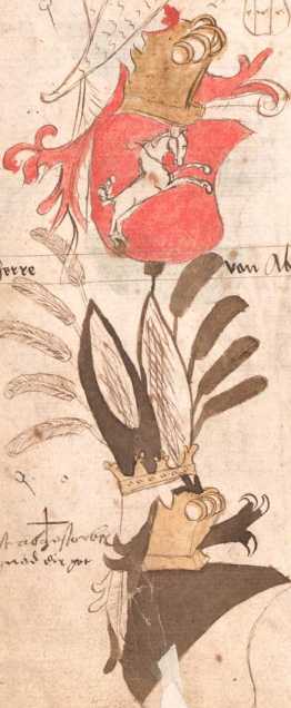 Wappen kleinerer Adelshäuser und einzel...