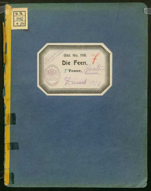 Chor-St. T1 (1. Ex.), 1887/1888
 ... din