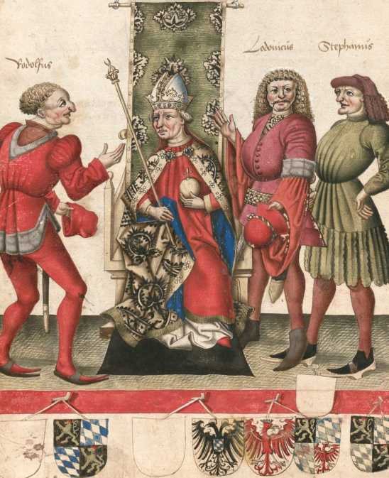 Kaiser Ludwig der Bayer mit ... aus