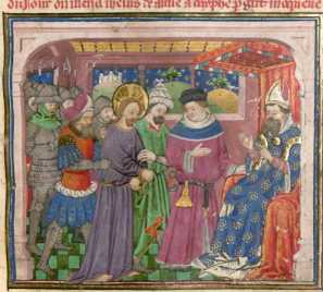 Jesus vor Kaiphas da