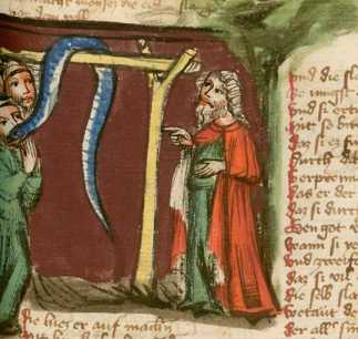 Miniatur: Die eherne Schlange uit