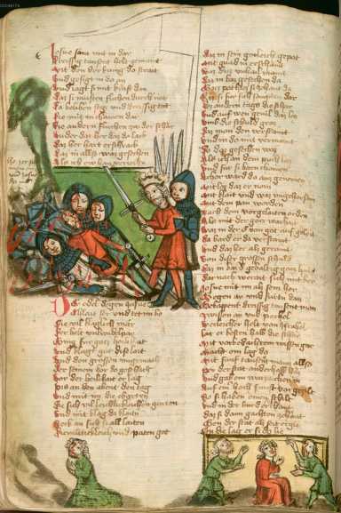 2 Miniaturen: Der König von ... aus