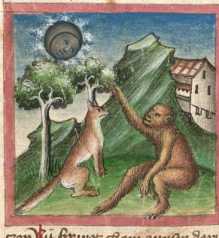 Miniatur:Affe und Fuchs (#)
