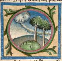 Miniatur:Luft bzw. Wolke und Erde bzw. B...