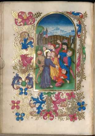 Miniatur: Gefangennahme Christi (#)
