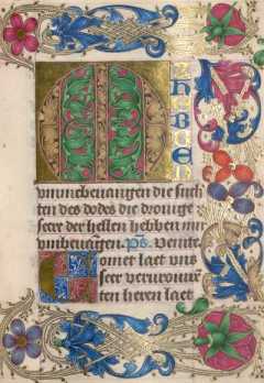 Zierinitiale M, Textanfang: Die Vigile v...