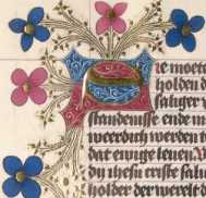 Zwei Zierinitialen S und L (#)
