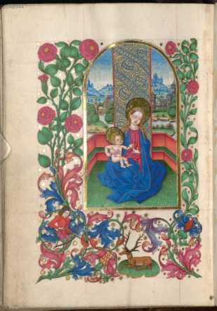 Miniatur: Maria mit dem Jesuskind (#)
