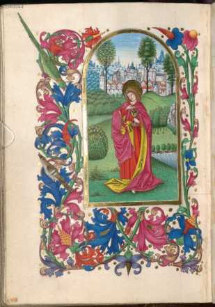 Miniatur: Heiliger Evangelist Johannes m...