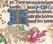 Zwei Zierinitialen S und L  (132)
