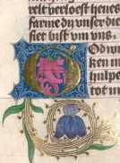 Zierinitialen H und O,  (215)
