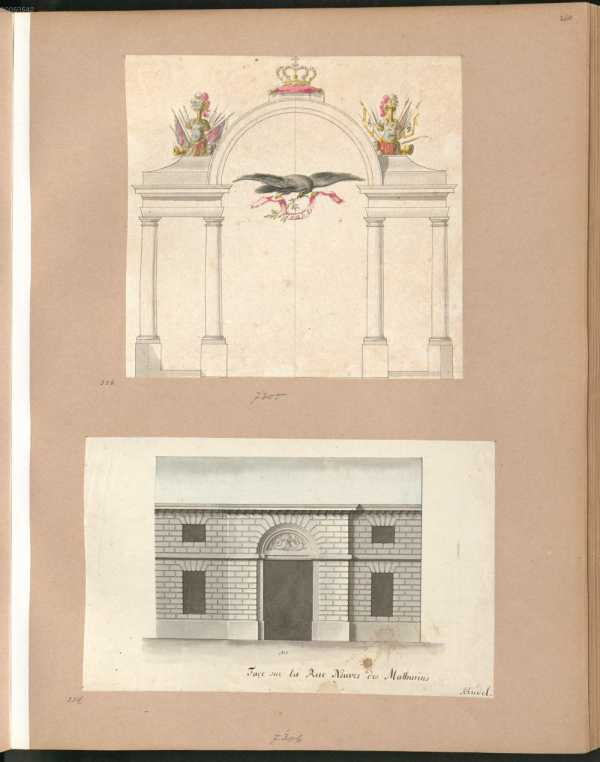 336. Triumphbogen 337. Paris, Rue ... aus