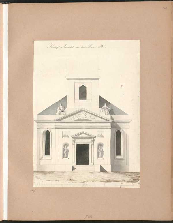 347. Armesberg/Opf., Wallfahrtskirche Zur Heiligsten ... aus