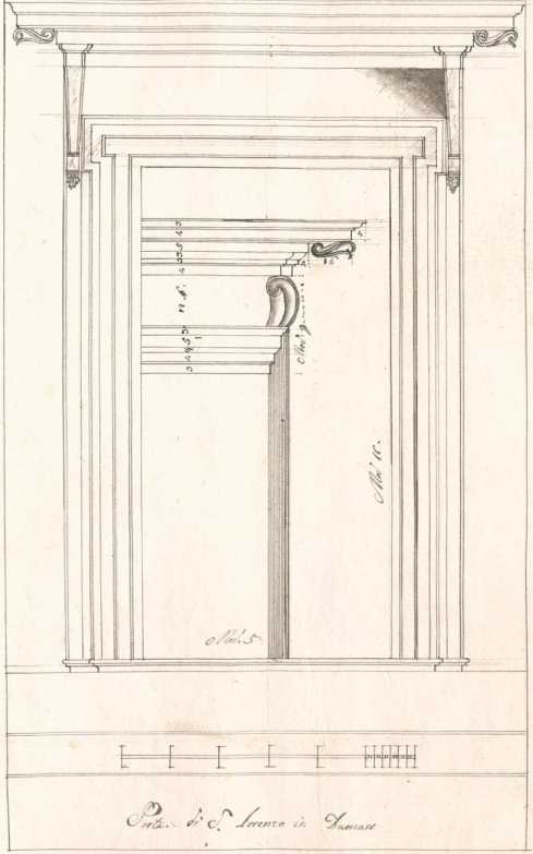 Rom, San Lorenzo in Damaso, Portal (29r)...