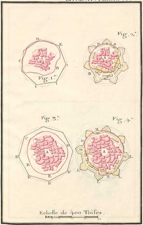 Livre IV, Pl. I, 1-4 Verbesserung (Verst...