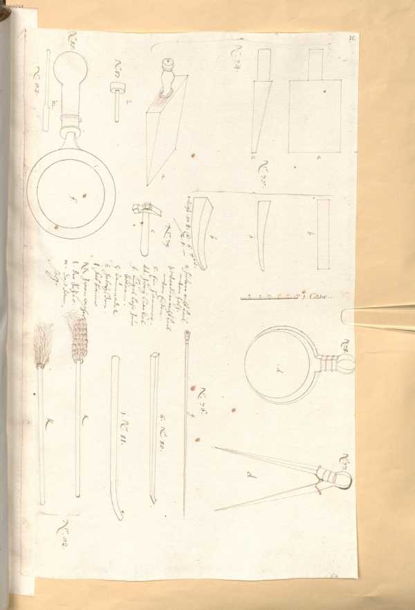 Requisiten zum Mörser (72r)
