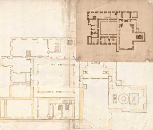 Eichstätt, Kapuziner-Kloster: Grundriss...