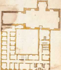 Schwandorf, Kapuziner-Kloster: Grundriss...