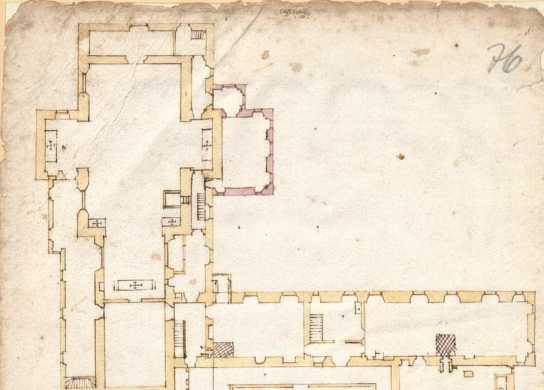 München, Kapuziner-Kloster: Grundriss v...