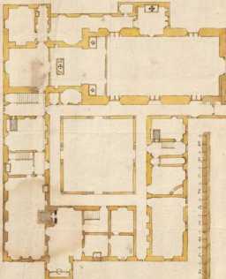 Schwandorf, Kapuziner-Kloster: Grundriss...