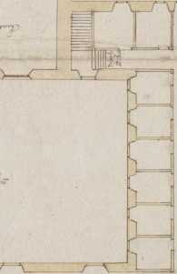 Vilshofen, Kapuziner-Kloster: Grundriss-...